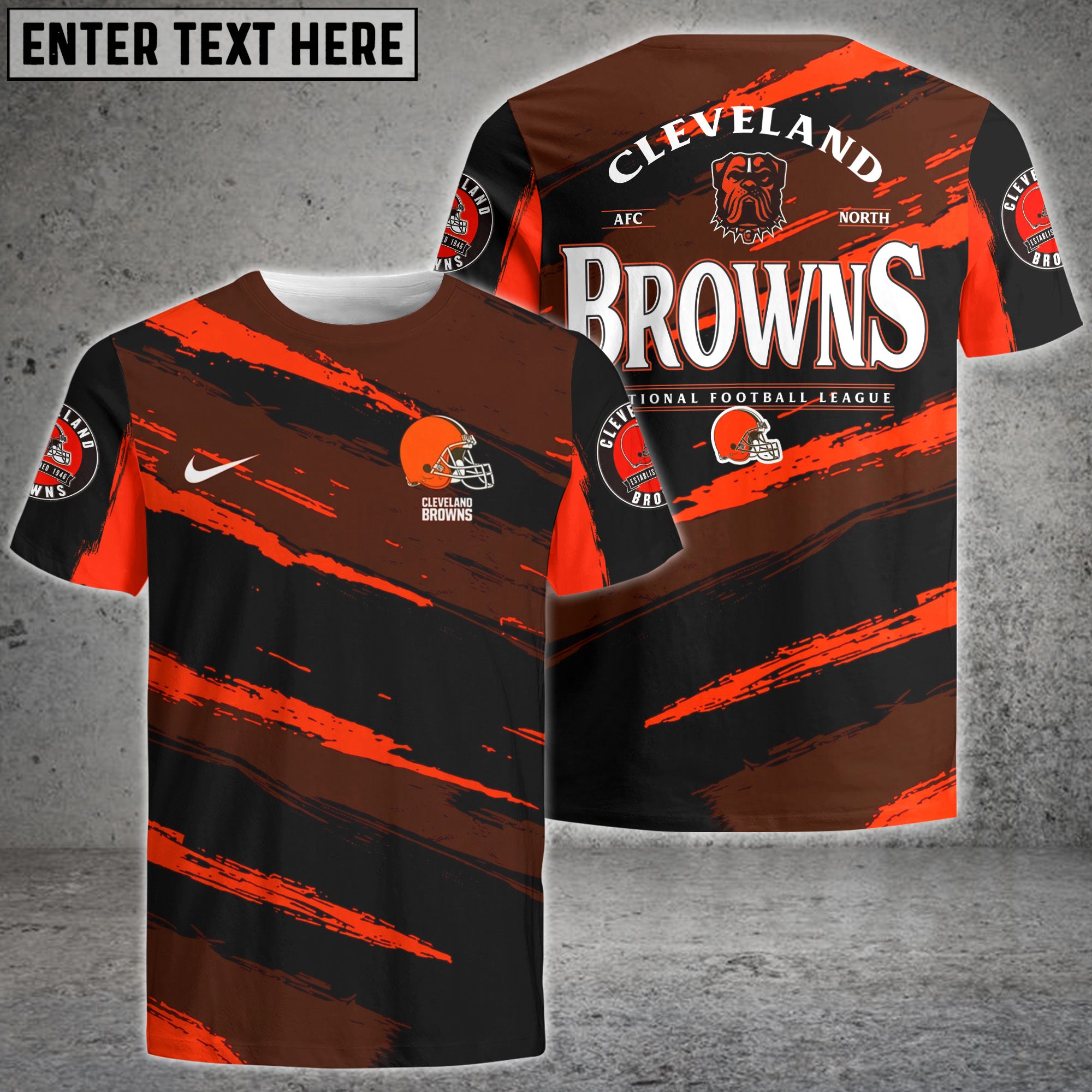 Cleveland Browns Premium 3D Football Shirt