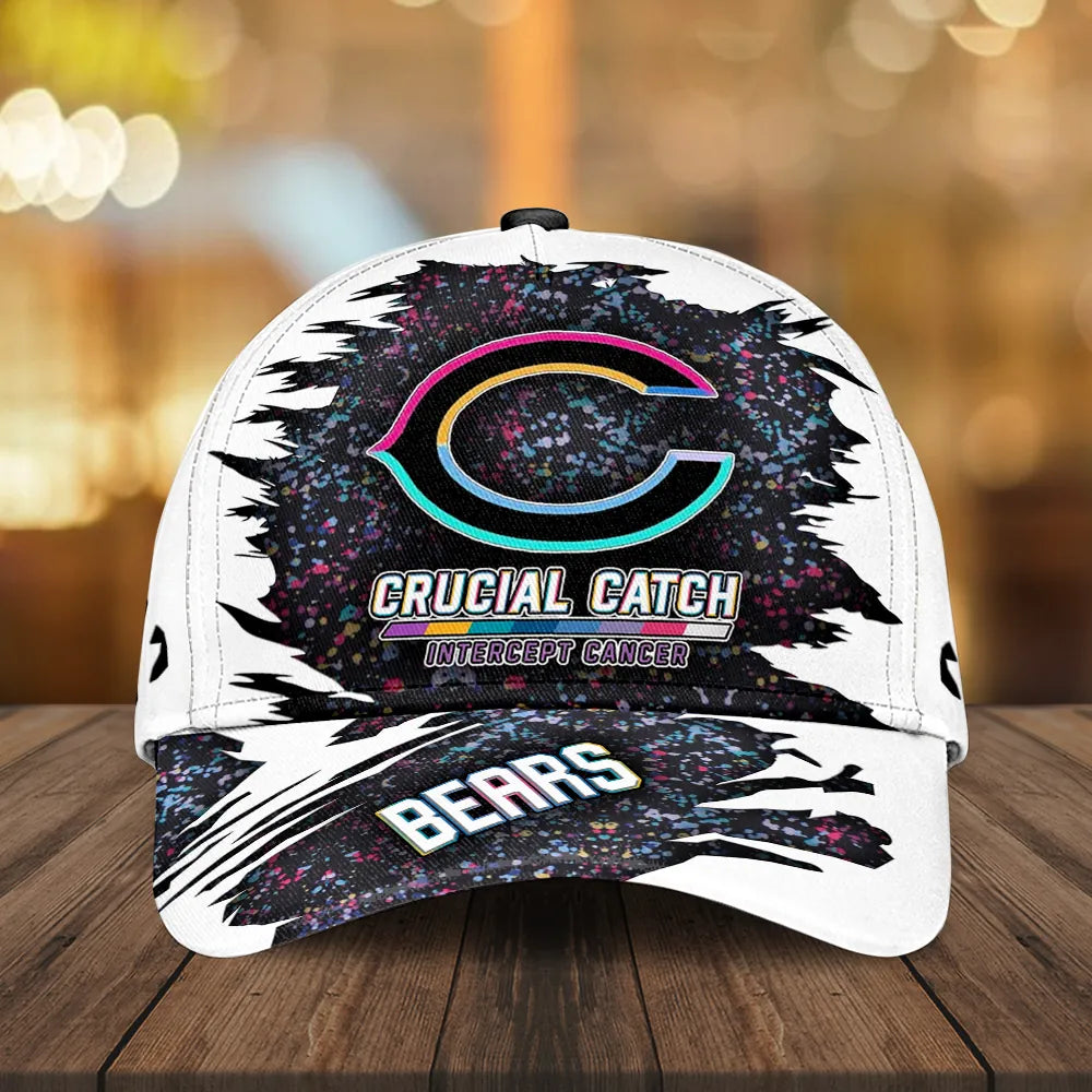 Chicago Bears x Crucial Catch Intercept Cancer Classic Cap 