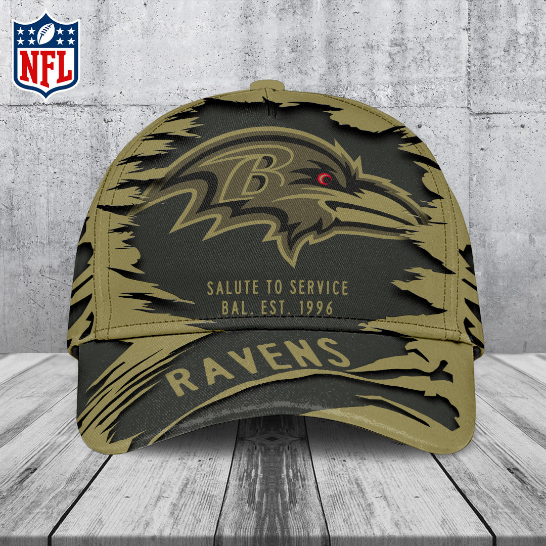 Baltimore Ravens 2025 Salute to Service Classic Cap 
