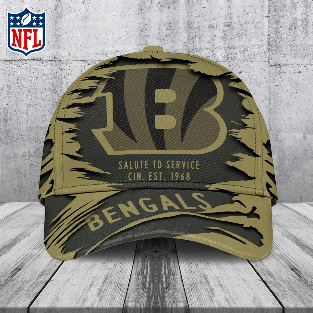 Cincinnati Bengals 2025 Salute to Service Classic Cap 