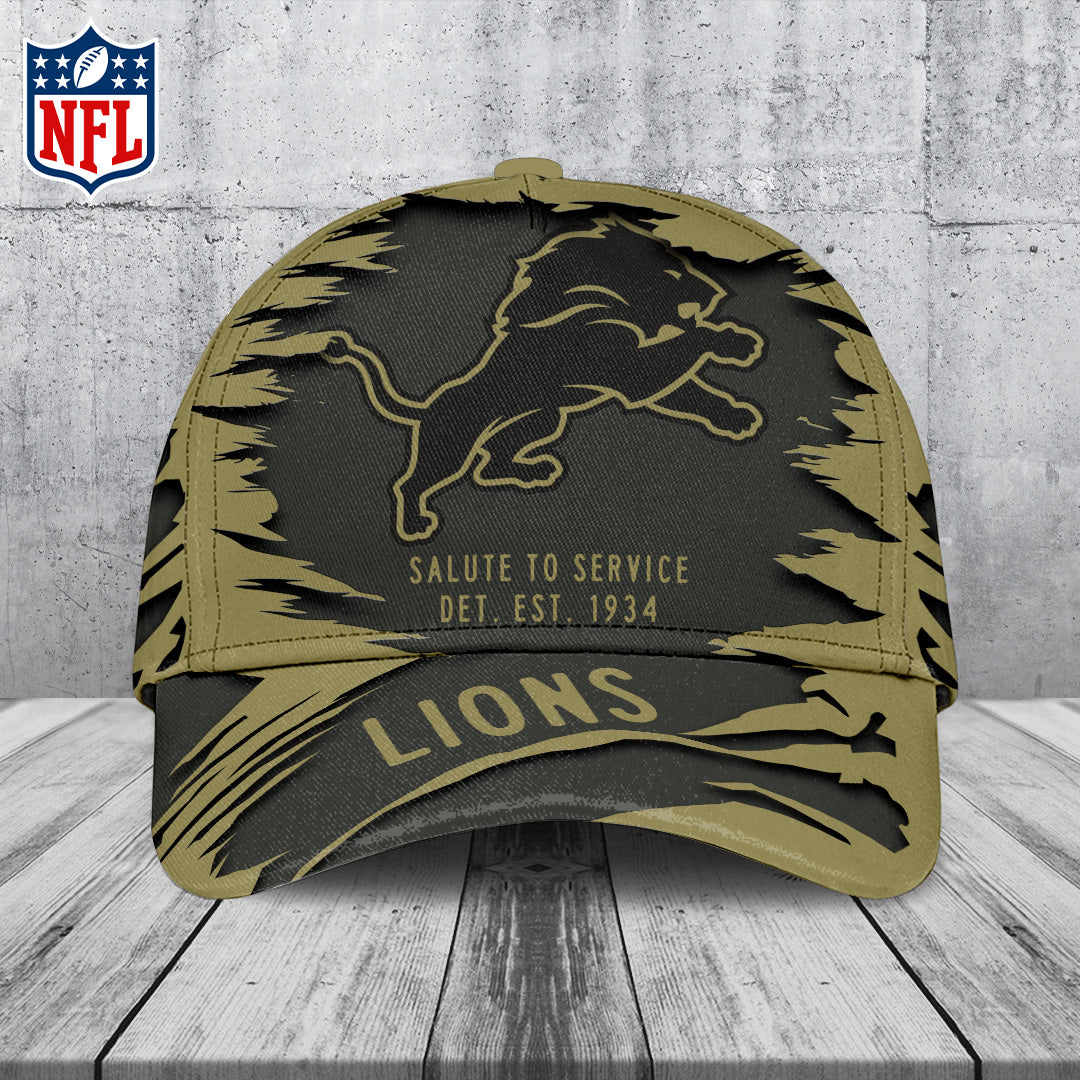 Detroit Lions 2025 Salute to Service Classic Cap 