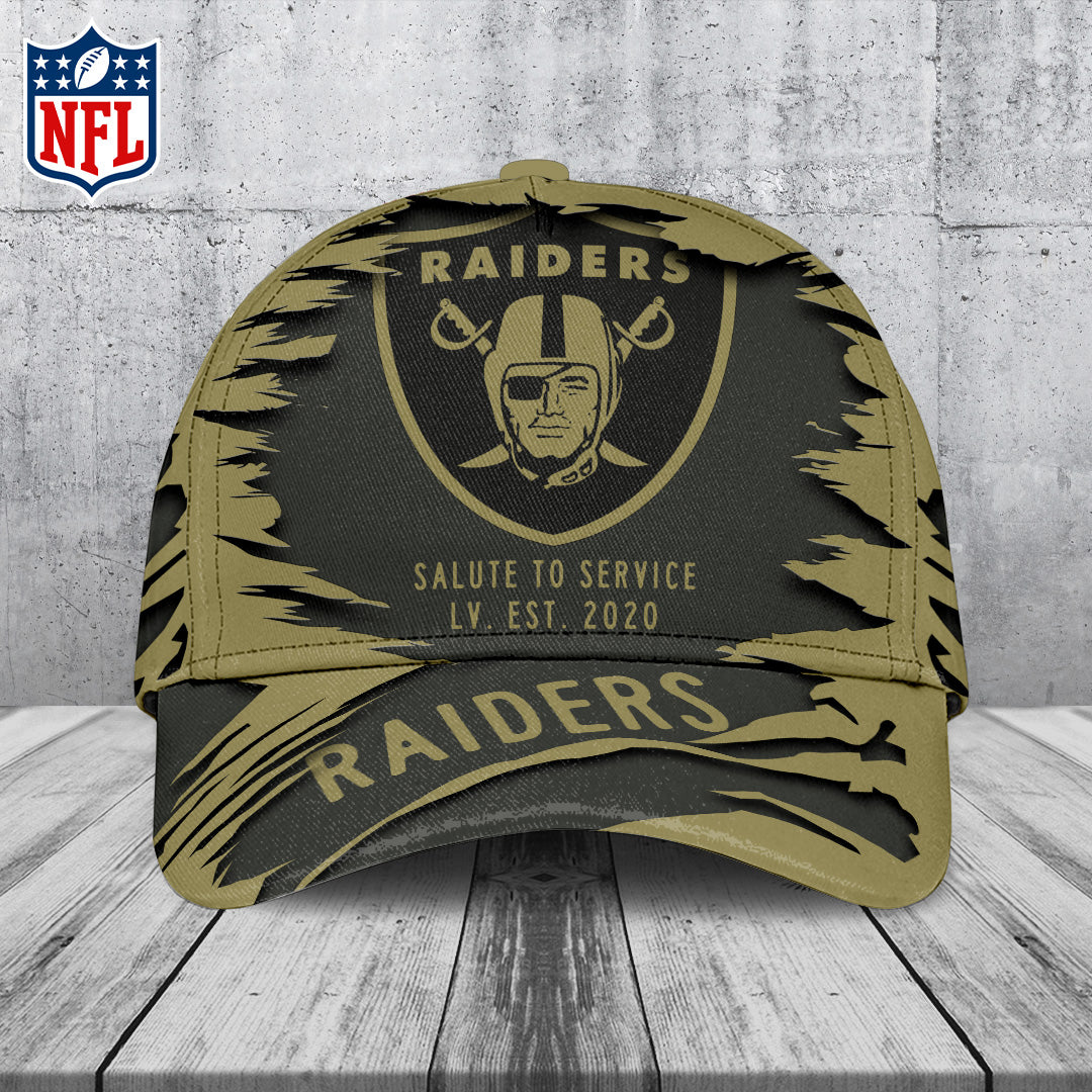 Las Vegas Raiders 2025 Salute to Service Classic Cap 