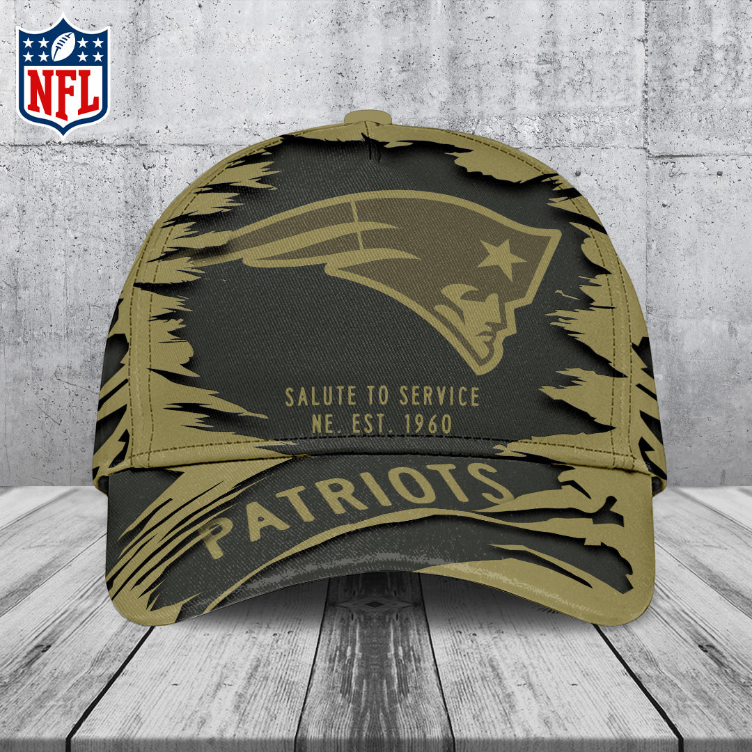 New England Patriots 2025 Salute to Service Classic Cap 