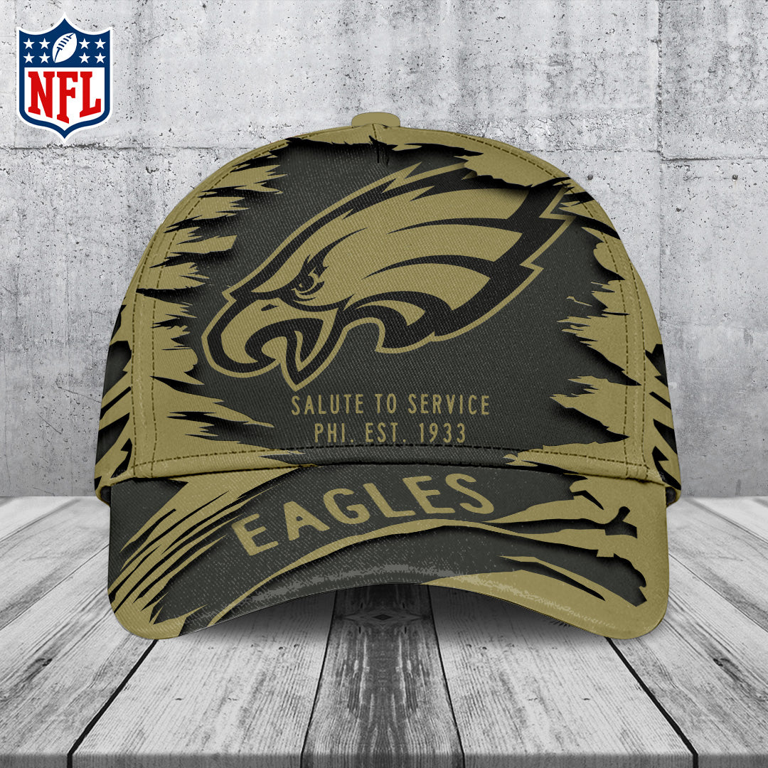 Philadelphia Eagles 2025 Salute to Service Classic Cap 