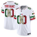 49ers Mexico Vapor Limited Custom Jersey V4 - All Stitched