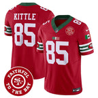 49ers Mexico Faithful To The Bay Patch Vapor Jersey - All Stitched