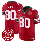 49ers Mexico Faithful To The Bay Patch Vapor Jersey - All Stitched