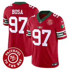 49ers Mexico Faithful To The Bay Patch Vapor Jersey - All Stitched