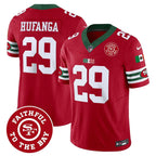 49ers Mexico Faithful To The Bay Patch Vapor Jersey - All Stitched