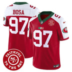 49ers Mexico Faithful To The Bay Patch Vapor Jersey - All Stitched