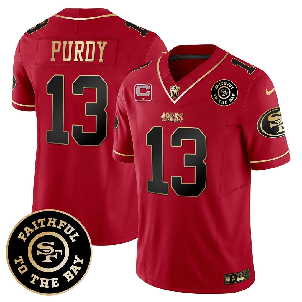 49ers Faithful To The Bay Patch Vapor Limited Jersey V6 - All Stitched