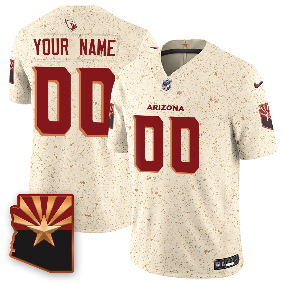 Arizona Cardinals F.U.S.E. Limited Rivalry Series Custom Jersey - All Stitched