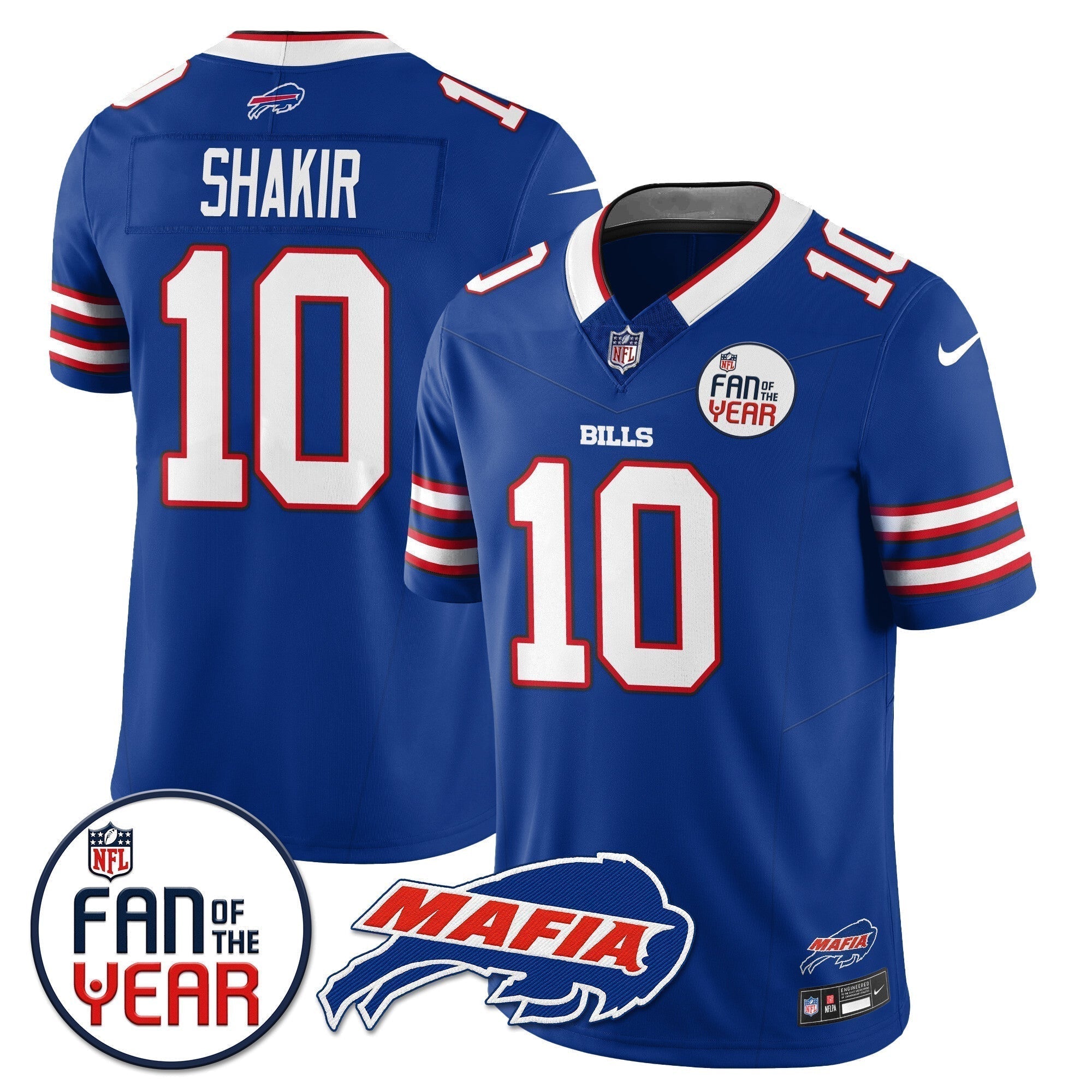Buffalo Bills "Fan Of The Year" Jersey - All Stitched