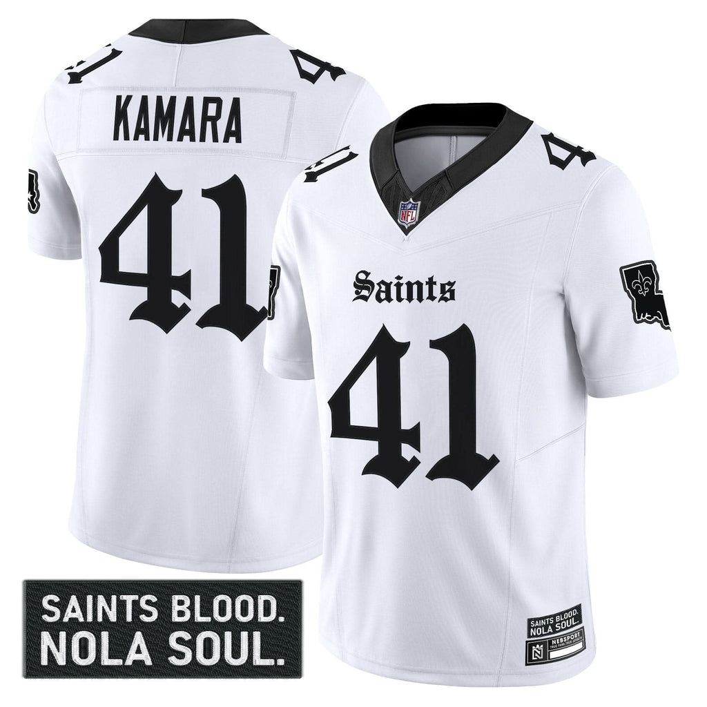 New Orleans Saints 'Gothic Vieux Carré Edition' Vapor Jersey - All Stitched