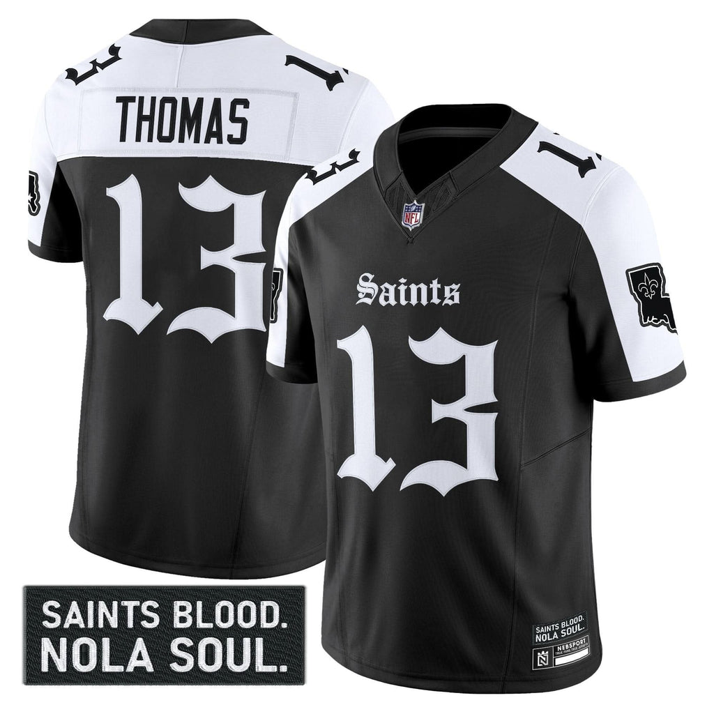New Orleans Saints 'Gothic Vieux Carré Edition' Vapor Jersey - All Stitched
